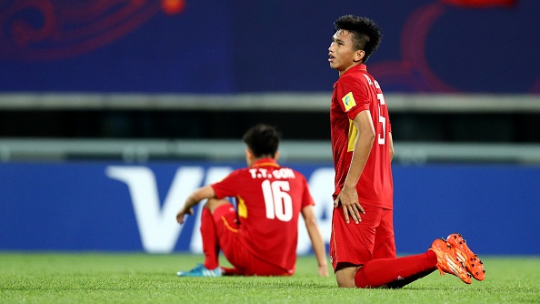 U20 Viet Nam kiet suc, huy buoi tap sau tran hoa New Zealand hinh anh