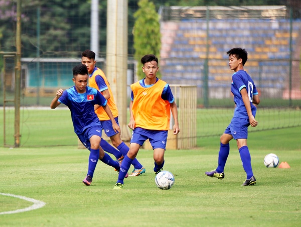 U15 Viet Nam tap trung, anh 2