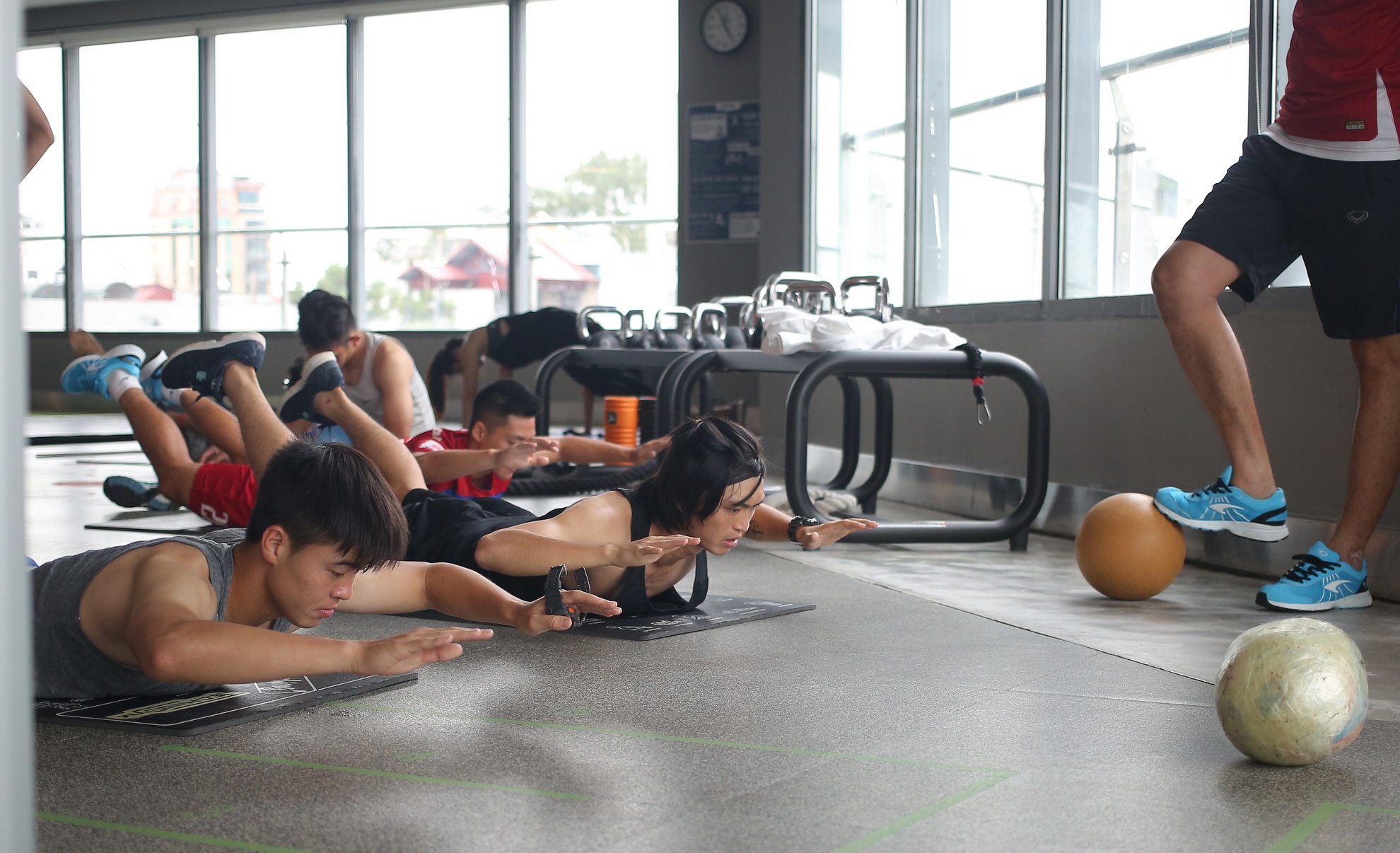 U22 Viet Nam nhoi the luc, anh 1