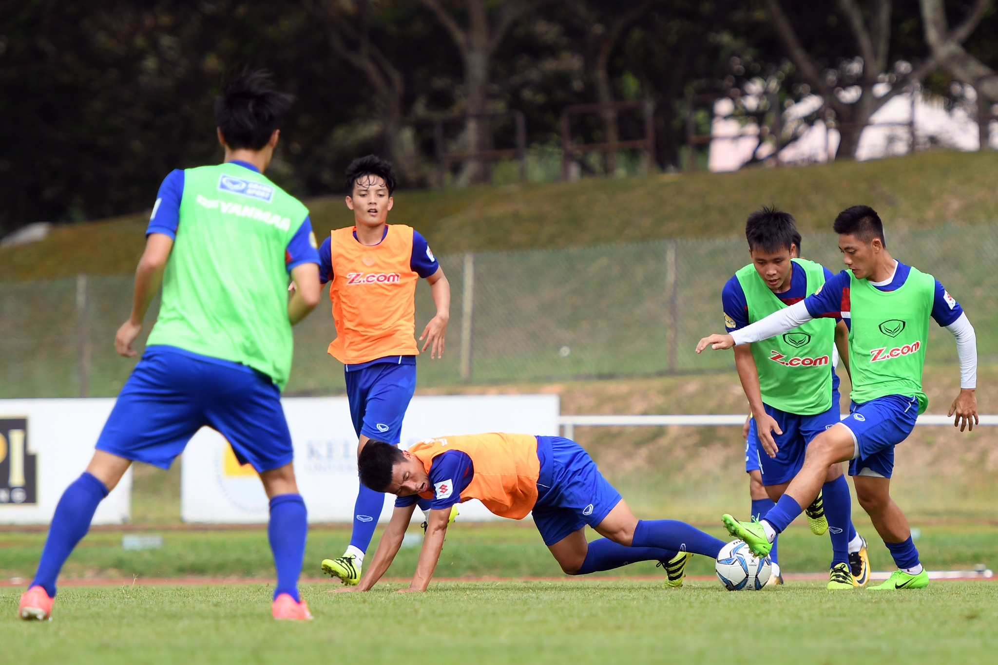 U22 Việt Nam tập dứt điểm ở Malaysia, ảnh 6 U22 Viet Nam tap dut diem o Malaysia, anh 6