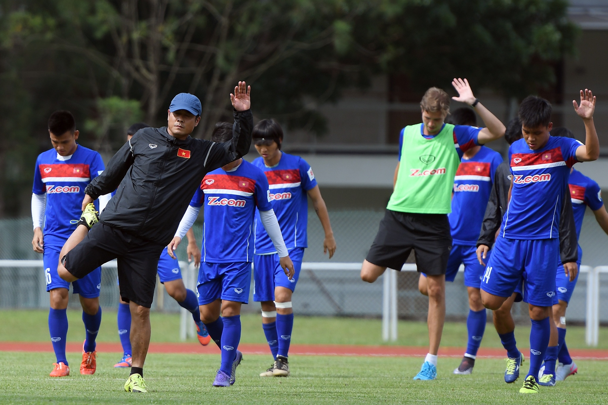 U22 Việt Nam tập dứt điểm ở Malaysia, ảnh 1 U22 Viet Nam tap dut diem o Malaysia, anh 1