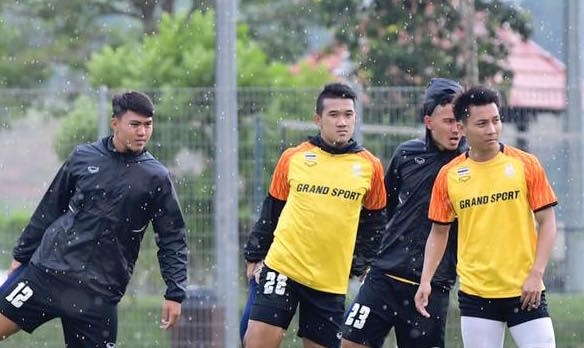 U22 Thai Lan tap duoi mua cho dau U22 Indonesia hinh anh
