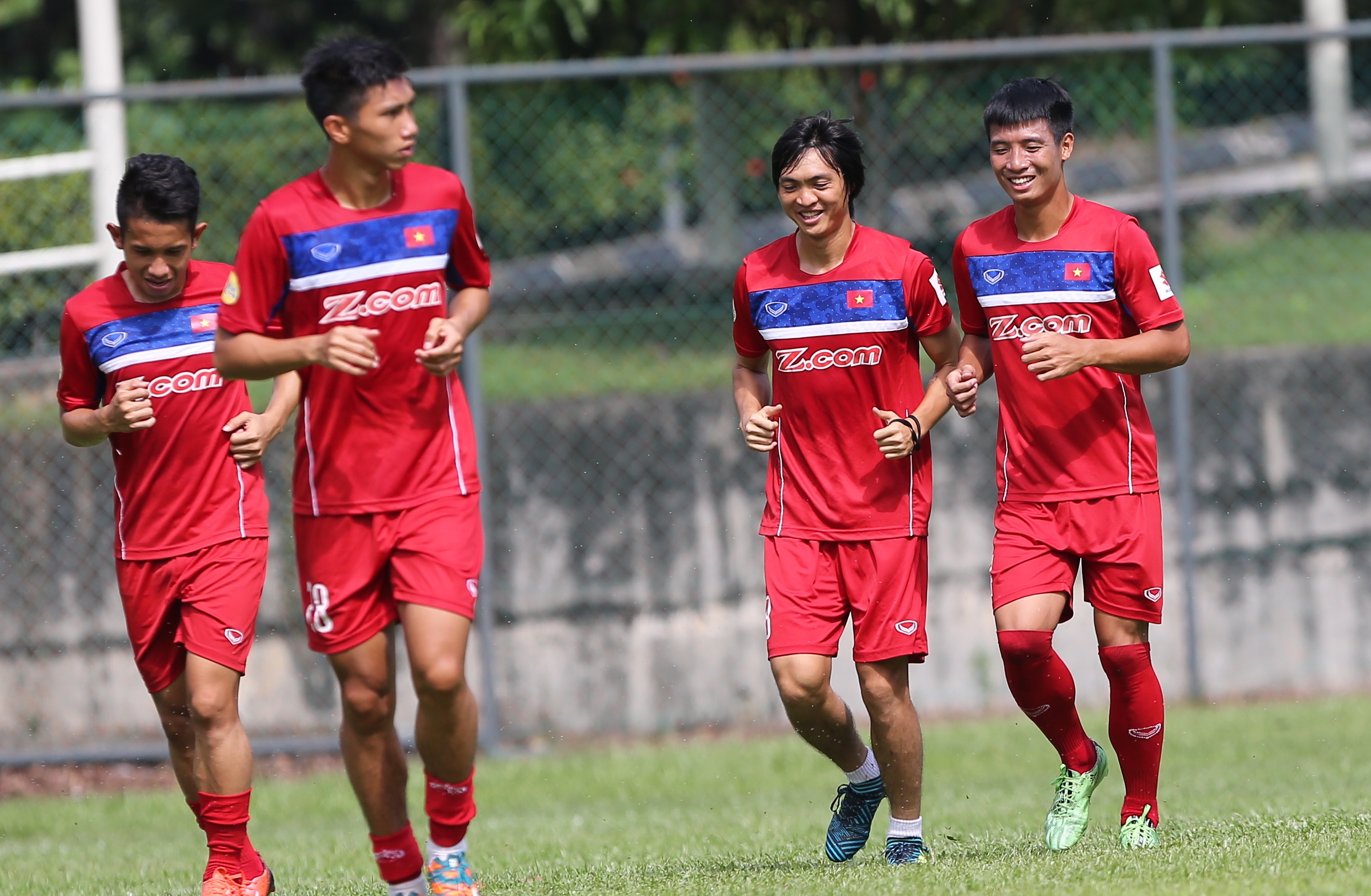 U22 Viet Nam tap nhe sau tran thang, anh 1