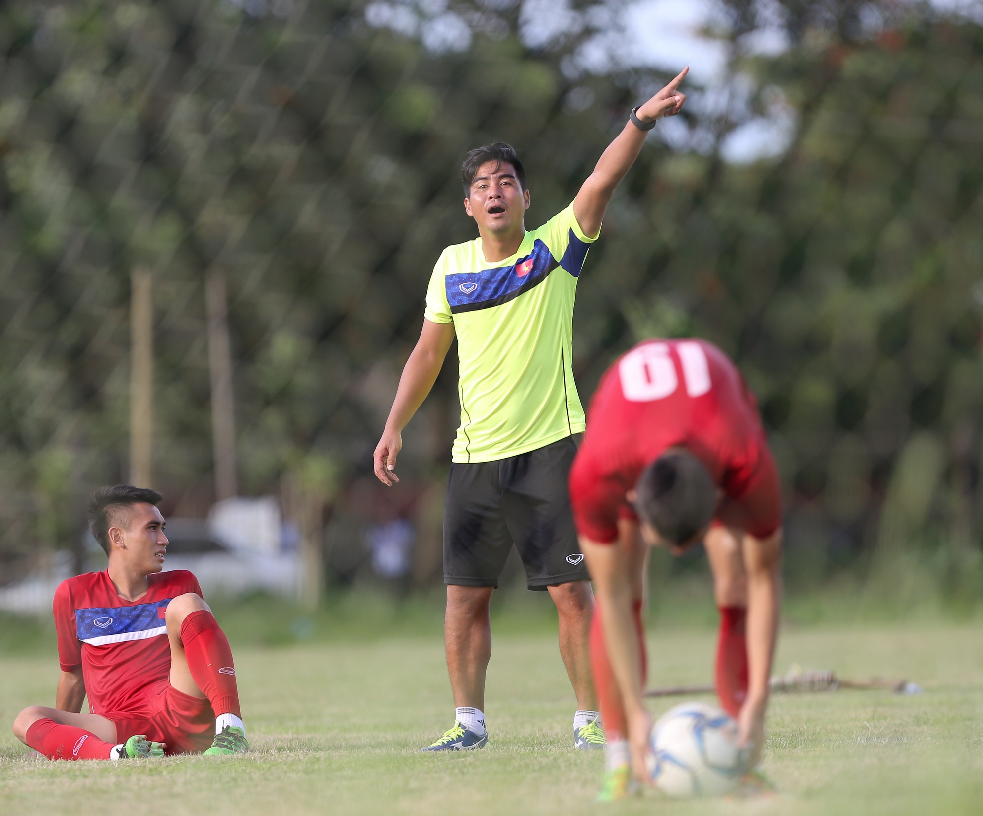 U18 Viet Nam tap sut luan luu, anh 9