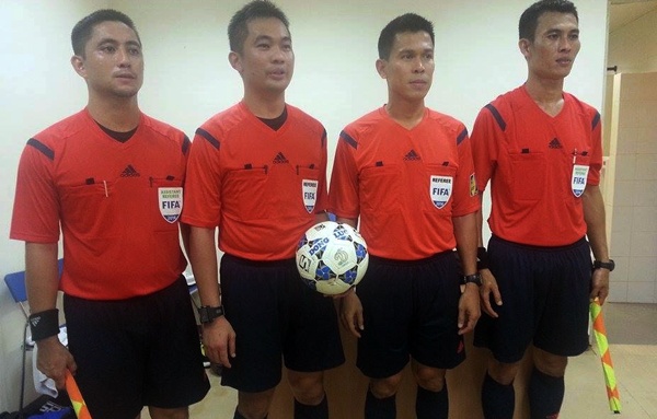 Bo tu trong tai Thai Lan dieu khien tran tuyen Viet Nam vs Campuchia hinh anh