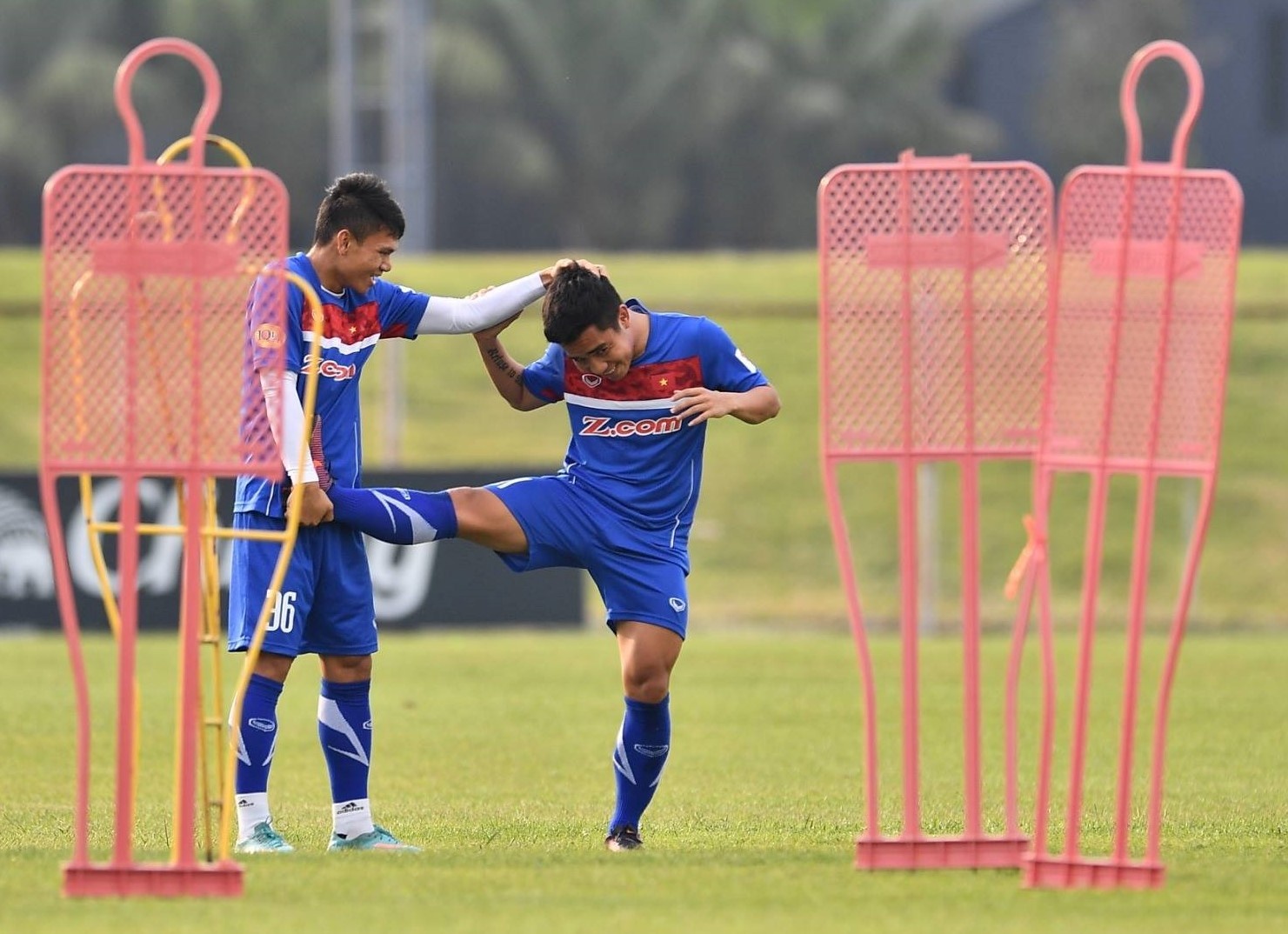 U23 Việt Nam tập chờ đấu Thái Lan, ảnh 6 U23 Viet Nam tap cho dau Thai Lan, anh 6