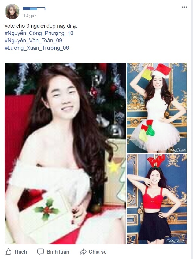 Cong Phuong hoa ong gia Noel, anh 1