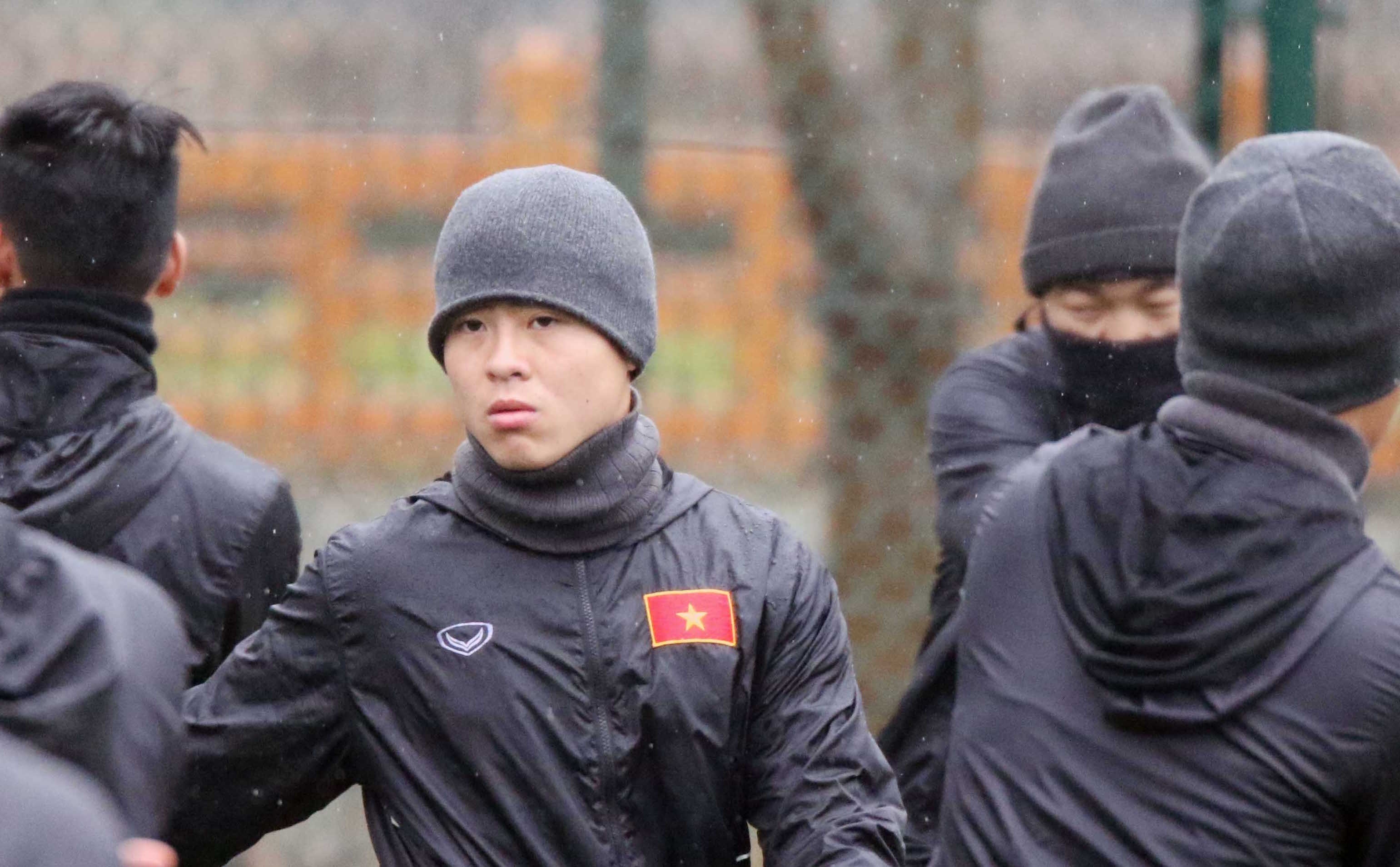 U23 Viet Nam gap kho khan vi thoi tiet o Trung Quoc hinh anh