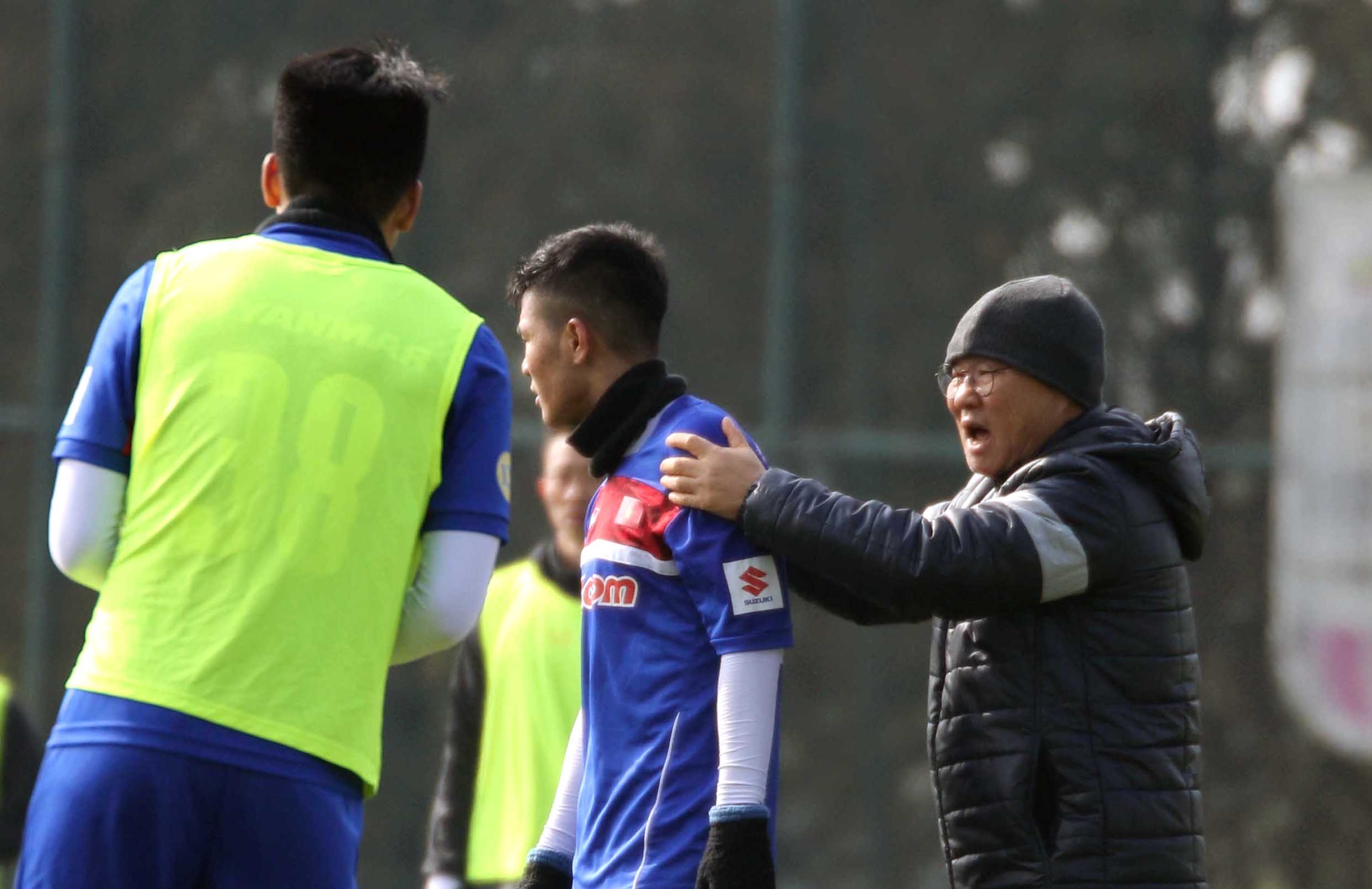 U23 Viet Nam tap hang say, anh 3