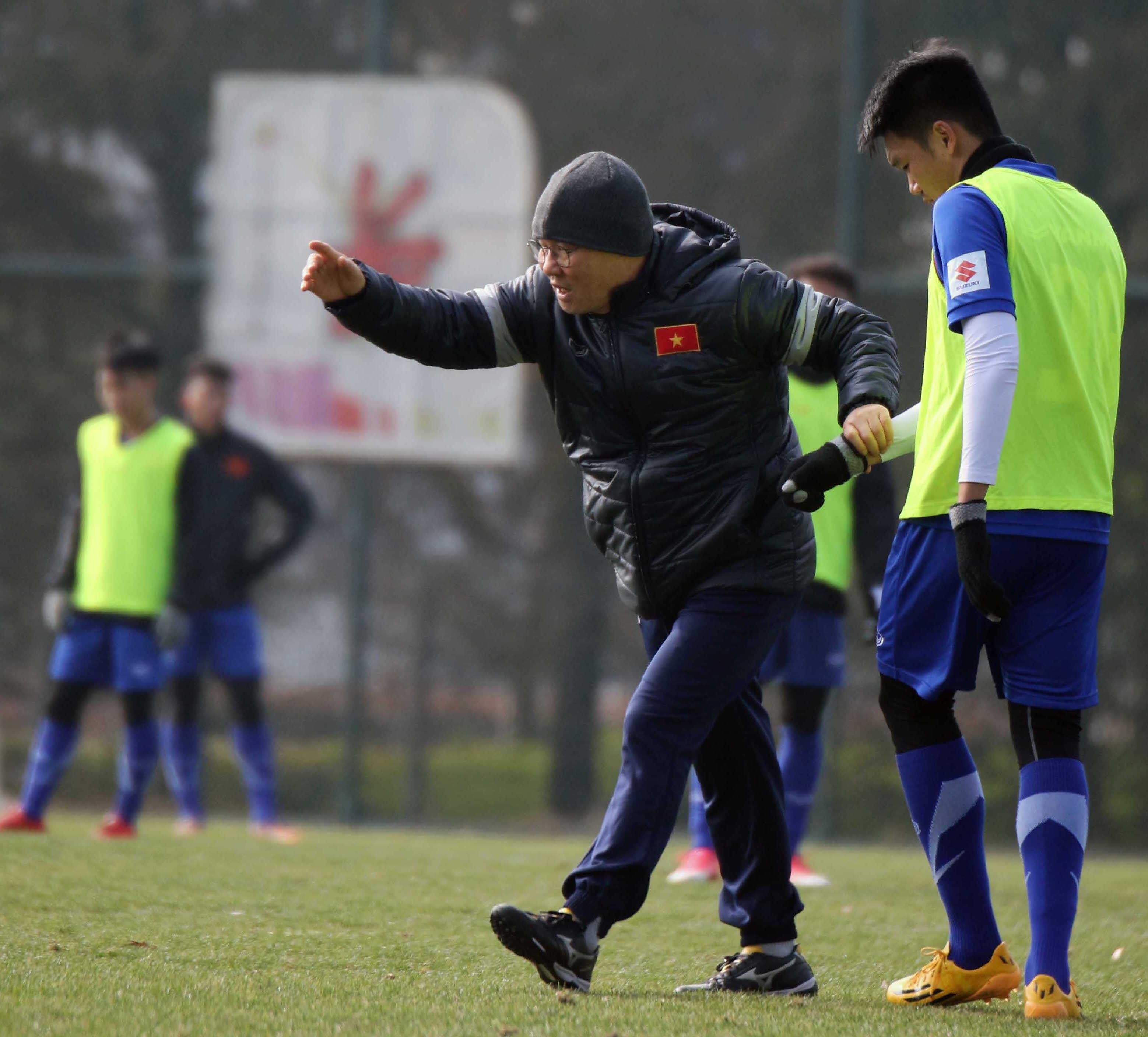 U23 Viet Nam tap hang say, anh 4