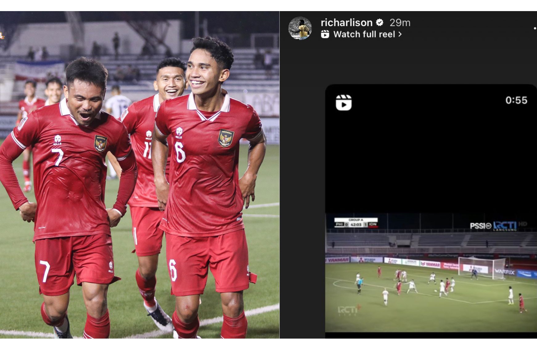 Sao Brazil dang tai ban thang cua cau thu Indonesia len Instagram hinh anh