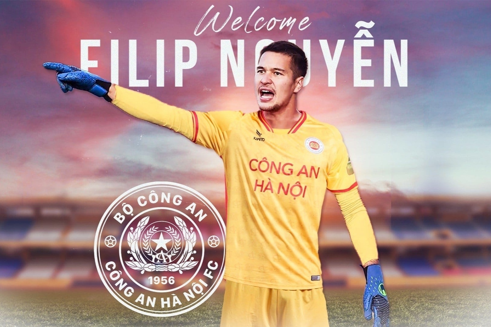 CLB Cong An Ha Noi thue giao vien tieng Viet cho Filip Nguyen hinh anh