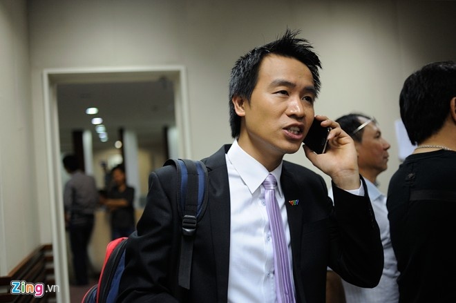 BLV Tạ Biên Cương, một trong những BLV chủ lực của VTV trong mùa World Cup 2014.