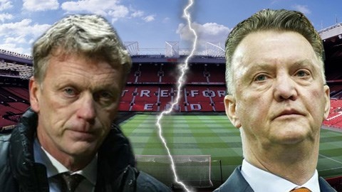 Su khac biet giua Van Gaal va David Moyes tai M.U hinh anh