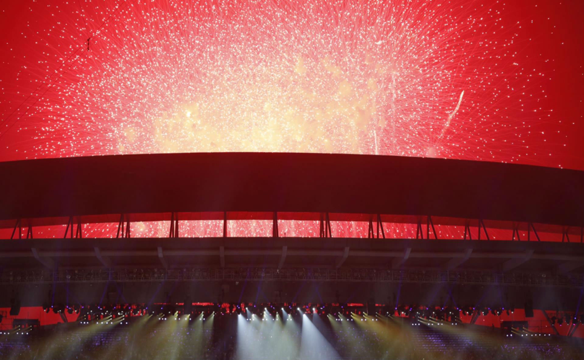 Le khai mac Olympics tre 2014 ruc ro sac mau hinh anh