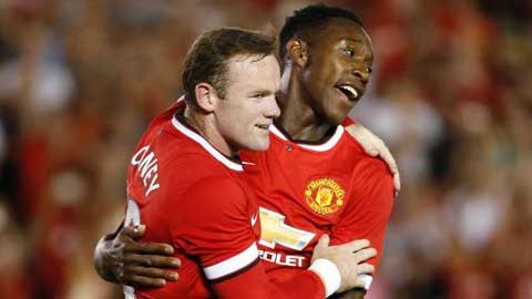 Man United sẽ có bộ 3 hàng công Di Maria-Rooney-Mata.