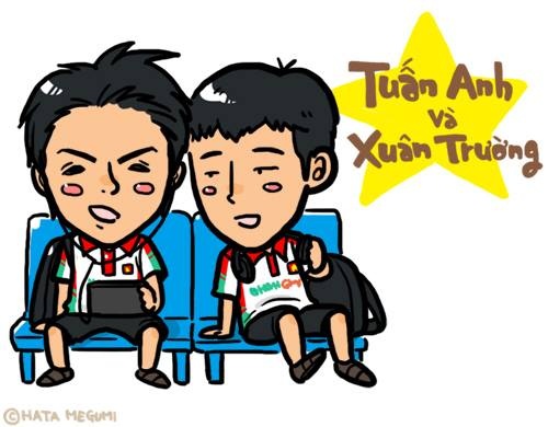 Xuân Trường và Tuấn Anh trong ngày trở lại đỉnh Hàm Rồng để luyện công!