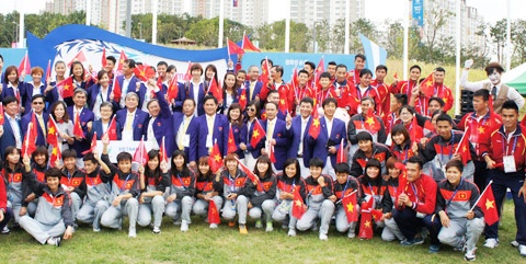 Đoàn thể thao Việt Nam.