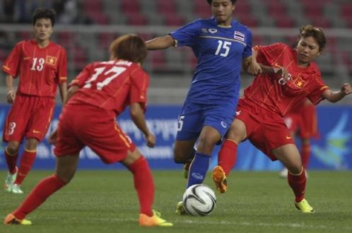 Doi nu Thai Lan mat 800 trieu dong tien thuong vi thua VN hinh anh