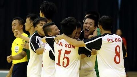 DT futsal Viet Nam gianh HCD tai giai DNA 2014 hinh anh