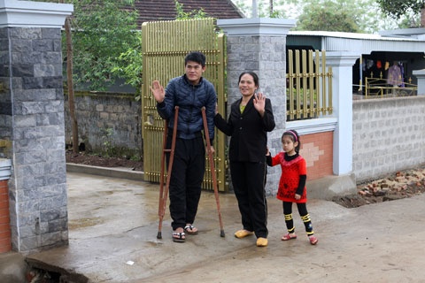 Mẹ và gia đình luôn là nguồn động viên lớn lao nhất đối với Hùng.