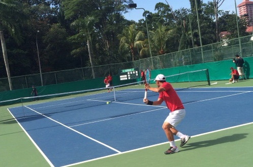 Tuyen quan vot VN thang 3 tran lien tiep tai Davis Cup hinh anh