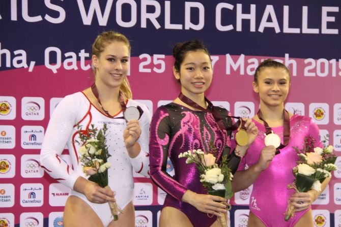 Phan Thi Ha Thanh gianh HCV Cup the gioi tai Doha hinh anh