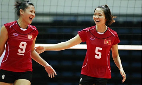 Hoa khoi bong chuyen Ngoc Diem nen dau giup VN ha Nhat Ban hinh anh