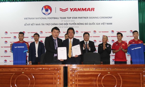Tuyển Việt Nam công bố nhà tài trợ ảnh 1 Tuyen Viet Nam cong bo nha tai tro anh 1