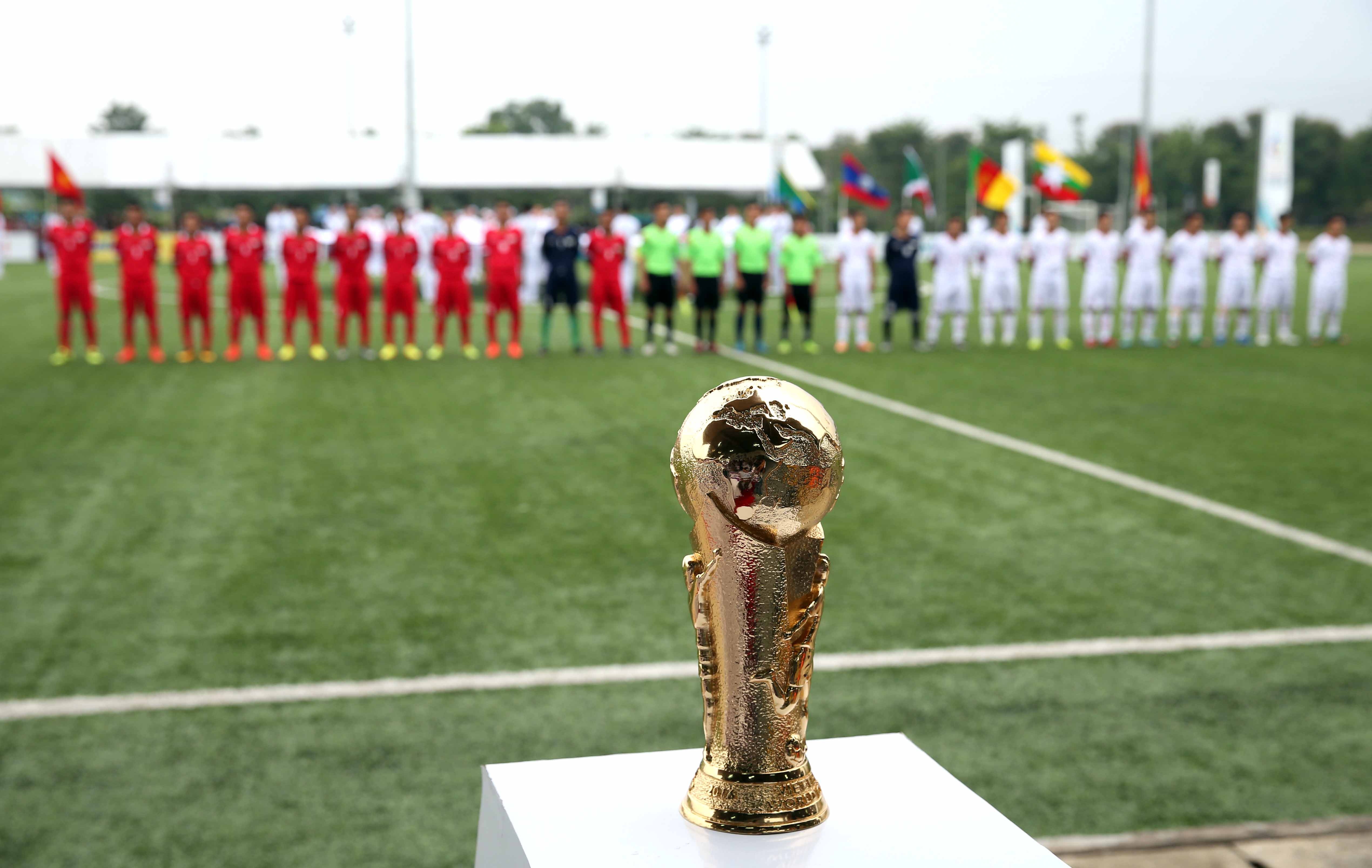 Myanmar vo dich giai bong da Viettel World Cup anh 2