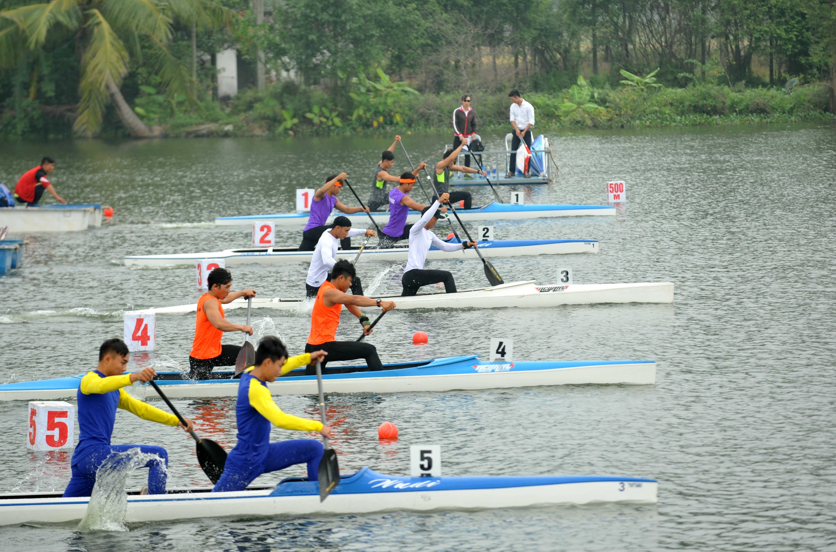 Vinh Phuc dan dau giai VDQG canoeing 2016 anh 8