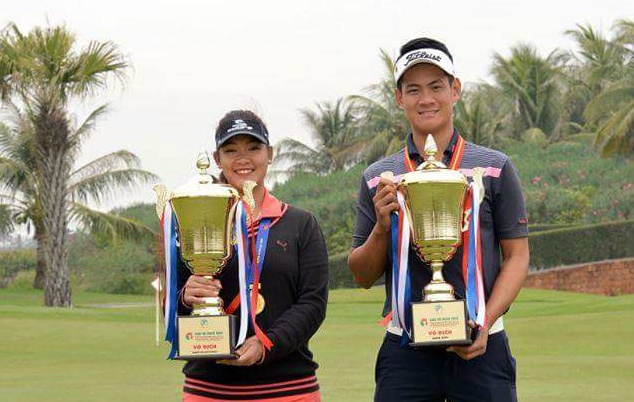 Thao My, Chi Quan vo dich giai golf doi khang quoc gia hinh anh