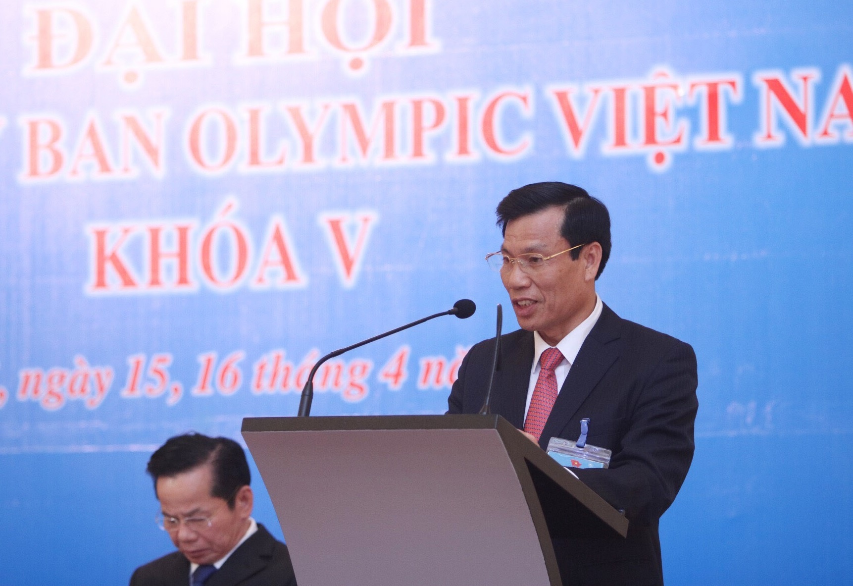 Ong Nguyen Ngoc Thien lam chu tich UB Olympic VN anh 2