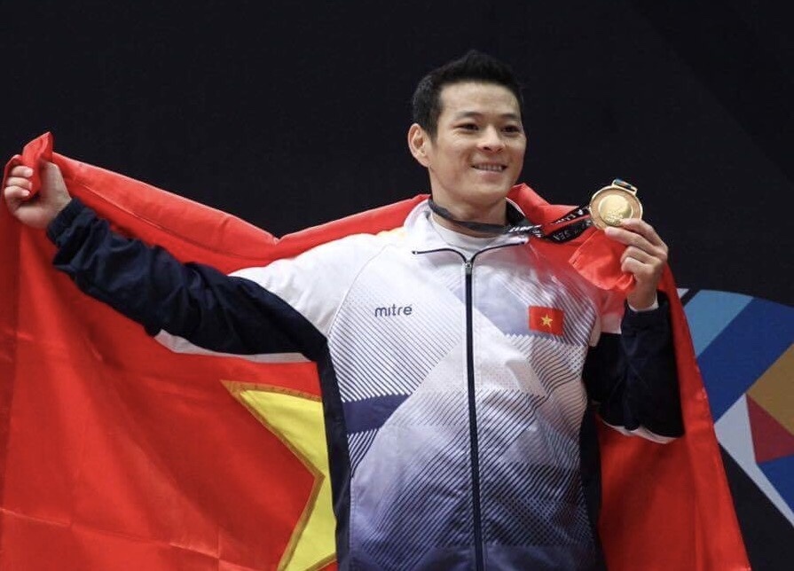 Thach Kim Tuan gianh HCV SEA Games 29 anh 1