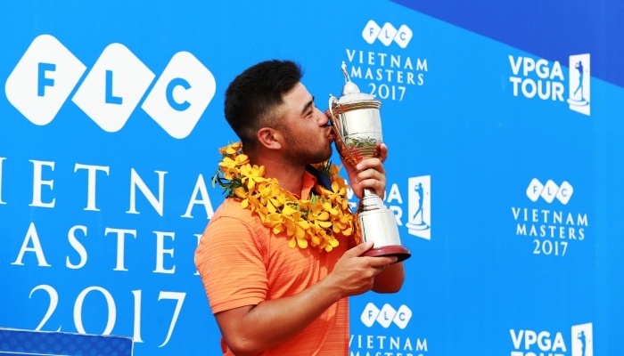 Golfer Viet kieu vo dich giai VPGA Tour dau tien hinh anh