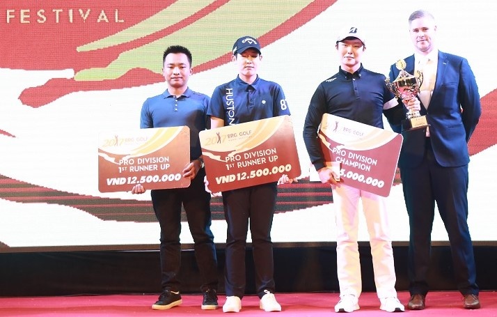 Golfer nuoc ngoai thang giai lon o Ngay hoi golf Ha Noi hinh anh