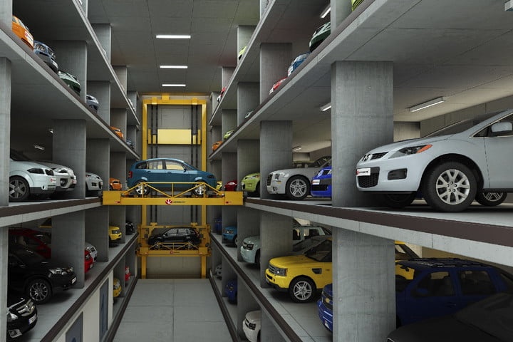 Bãi đỗ xe tự động tìm chủ xe ảnh 1 Bai do xe tu dong tim chu xe anh 1