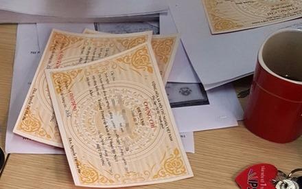 Chung chi tin hoc trinh do A, B, C duoc ban cong khai hinh anh