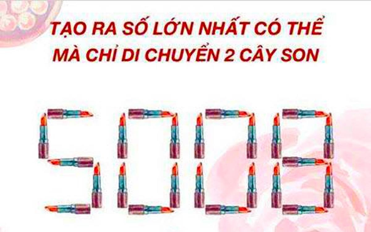 Dap an bai toan di chuyen cay son tao thanh so lon nhat hinh anh