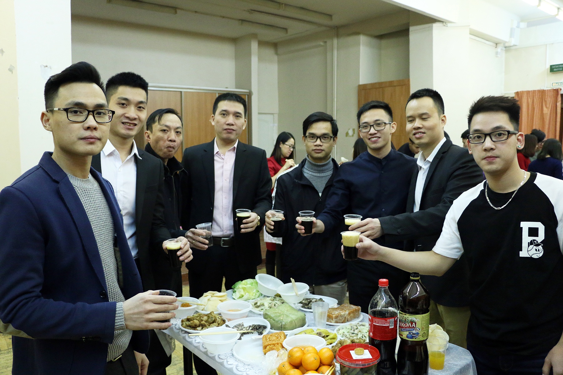 du hoc sinh don tet anh 5