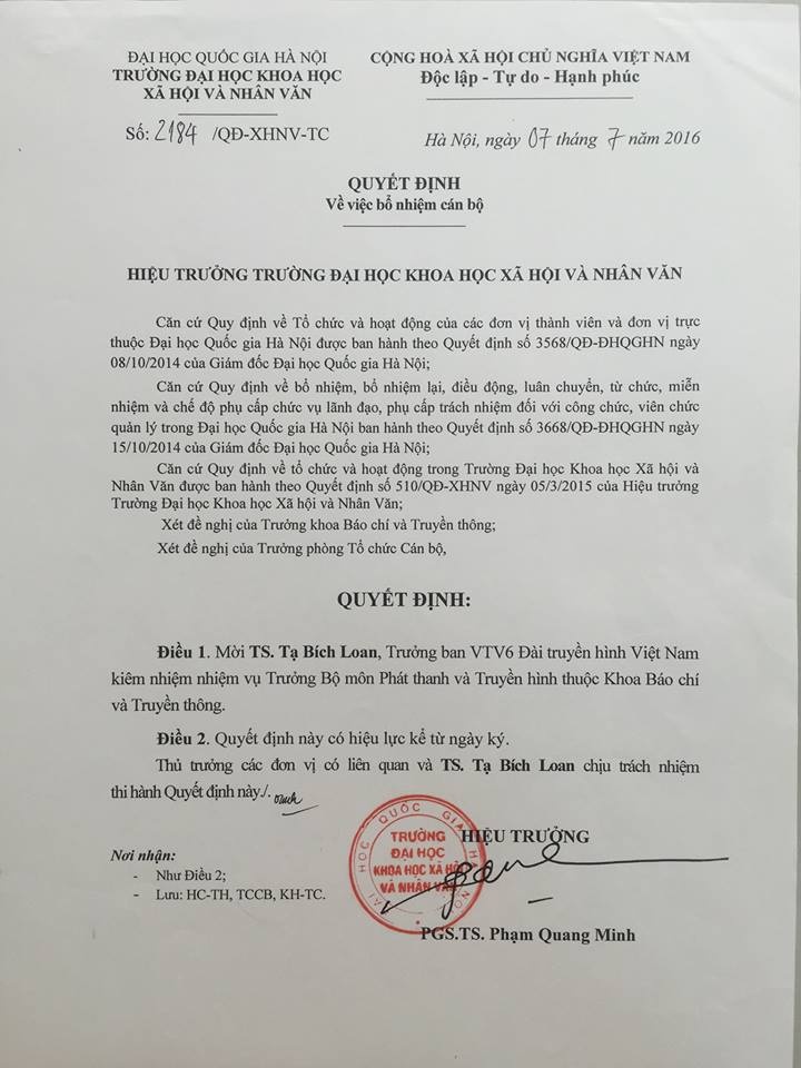 nha bao Ta Bich Loan anh 1