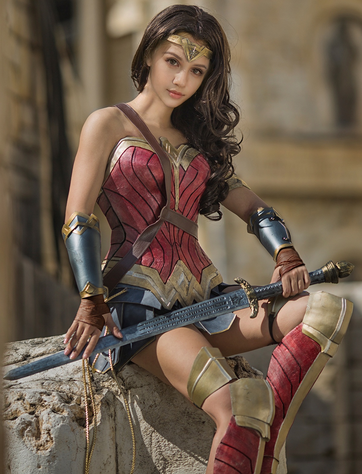 co gai cosplay wonder woman anh 8