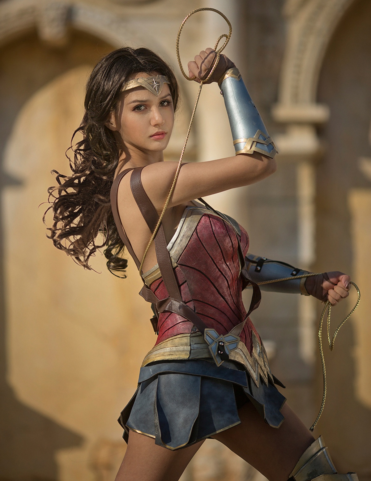 co gai cosplay wonder woman anh 5