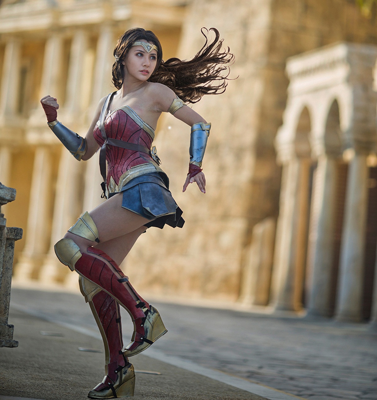 co gai cosplay wonder woman anh 6