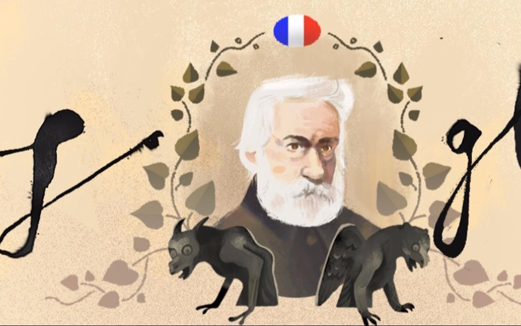 Victor Hugo xuat hien tren Doodle cua Google ngay 30/6 hinh anh