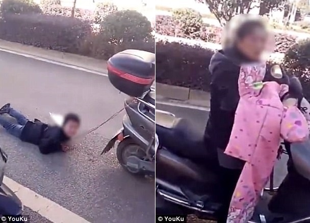 mẹ trói tay kéo lê con ảnh 1 me troi tay keo le con anh 1