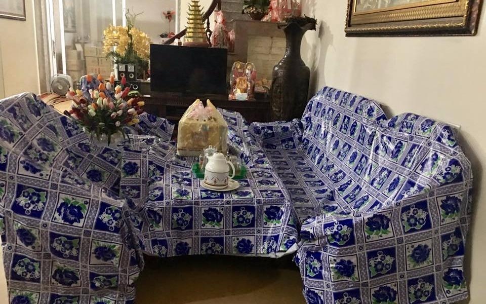 Dan mang khoe anh don nha don Tet hinh anh