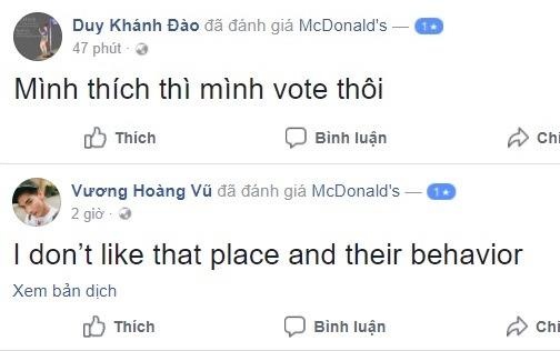Dan mang Viet lam loan fanpage McDonald's sau vu duoi khach vo gia cu hinh anh