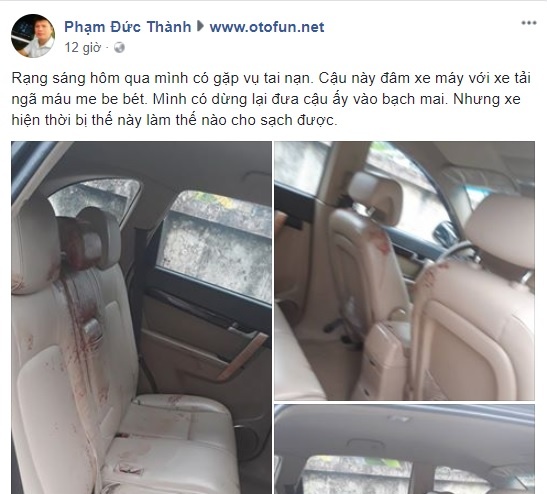 tai xe cho nguoi di cap cuu anh 1