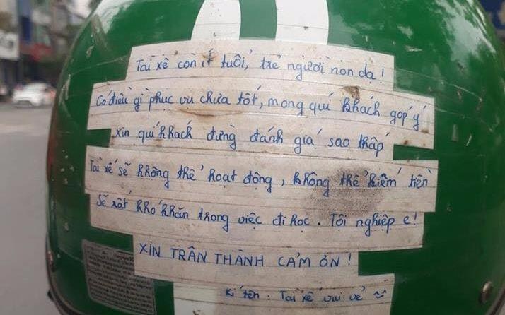 Tai xe de thuong mong khach 'dung danh gia sao thap' de co tien an hoc hinh anh